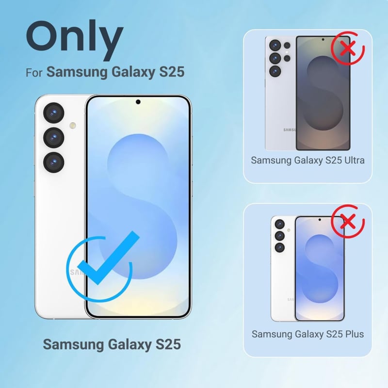 Galaxy S25 360° Ultra Clear Hybrid PC + TPU Hoesje