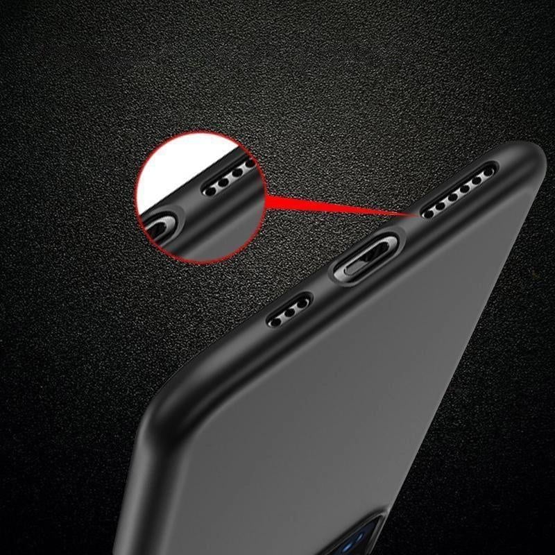 iPhone 15 Pro Soft TPU Case Hoesje Matte Zwart