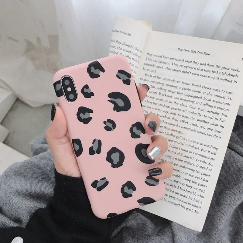iPhone 6 / 6S Soft TPU Hoesje Luipaard Print