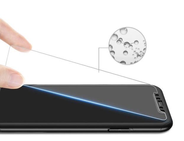iPhone Xs Max 360° Full Cover Case Hoesje incl. Tempered Glass