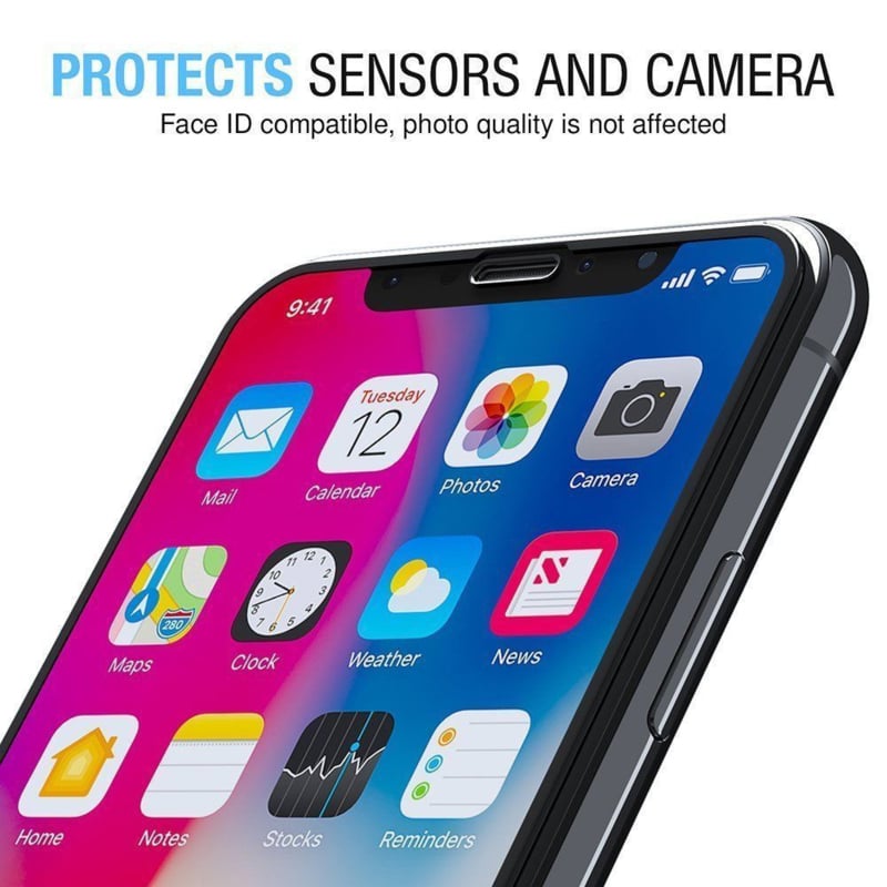 iPhone 11 Pro Max Full Cover Full Glue Tempered Glass Protector