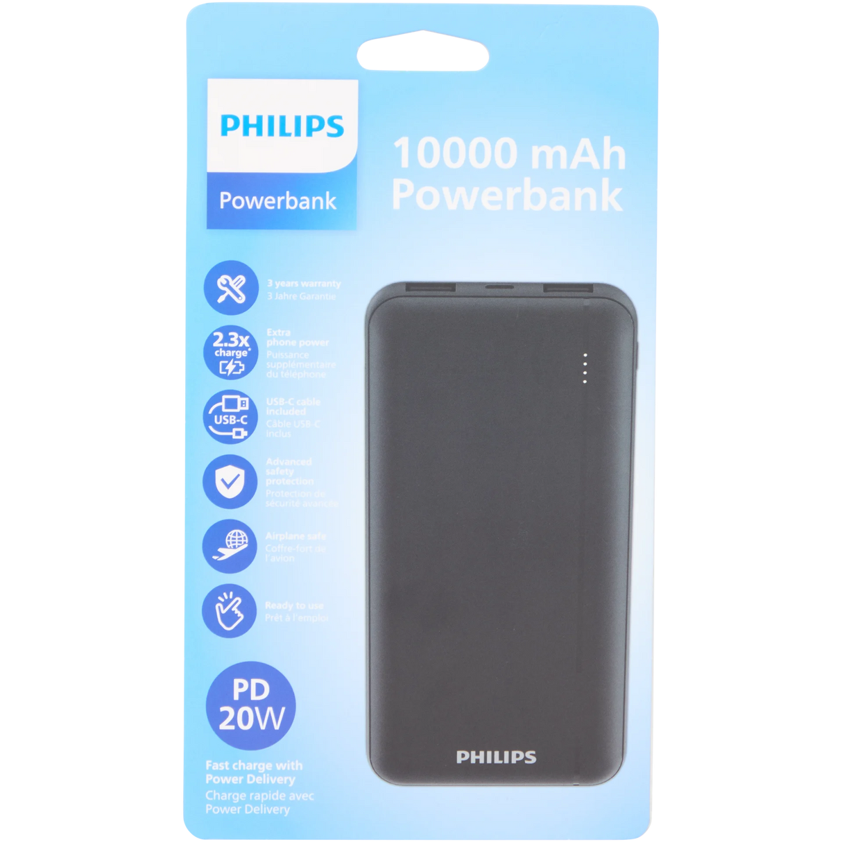 Philips powerbank 10000 mAh 20 Watt