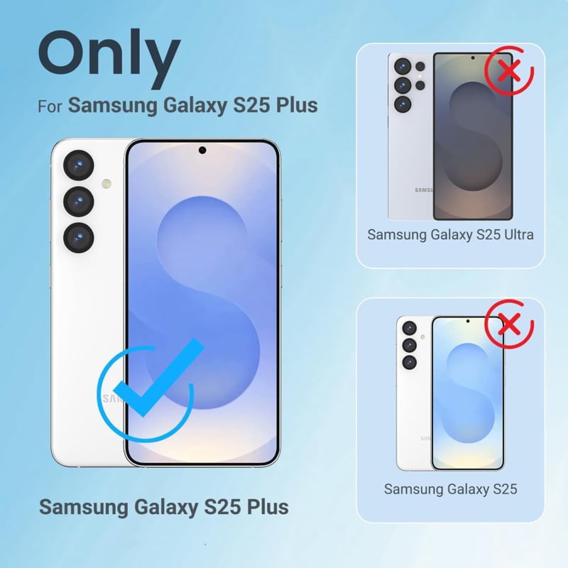 Galaxy S25 Plus 360° Ultra Clear Hybrid PC + TPU Hoesje
