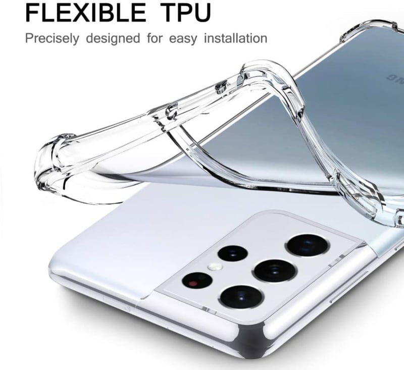 Galaxy S25 Ultra Transparant Soft TPU Air Cushion Hoesje