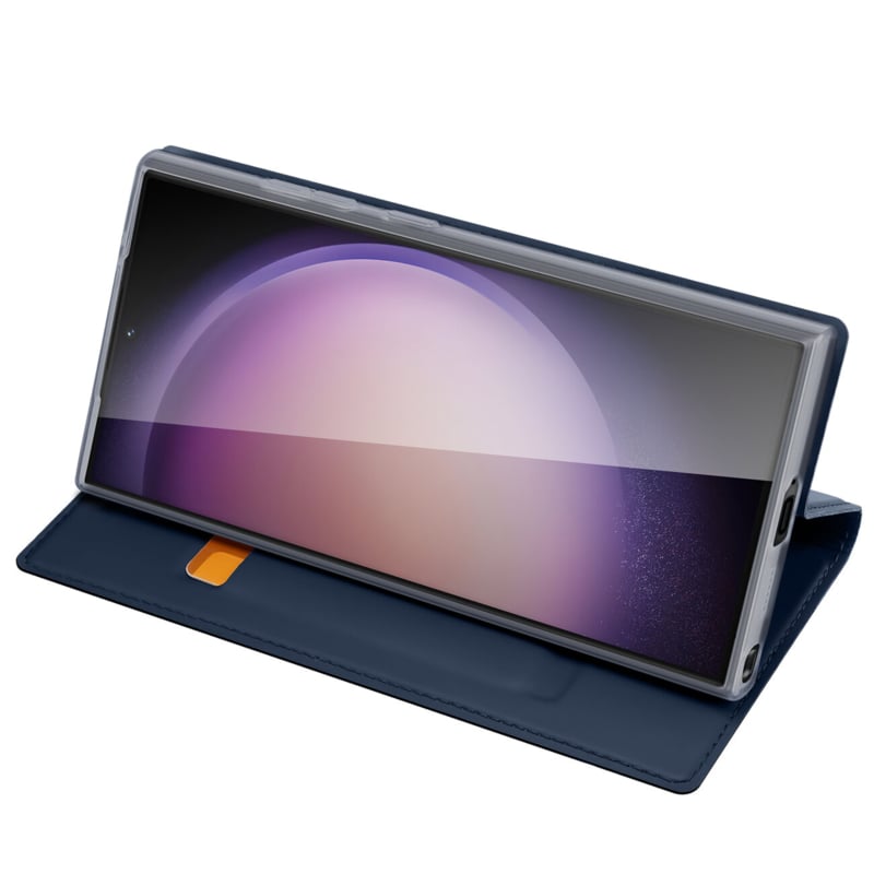 Galaxy S24 Ultra Dux Ducis Skin Pro Flip Case Blauw