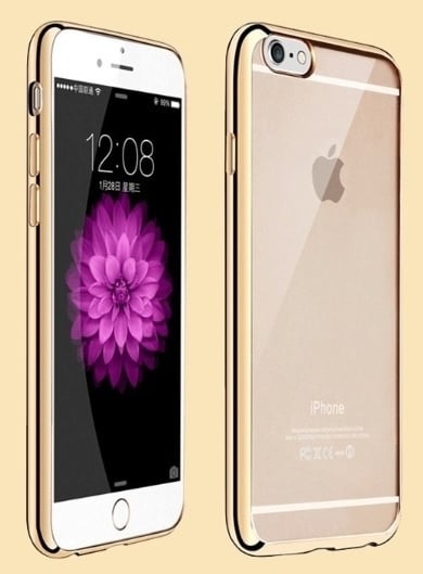 iPhone 6 / 6S Soft TPU Hoesje Met Coating / / Grijs