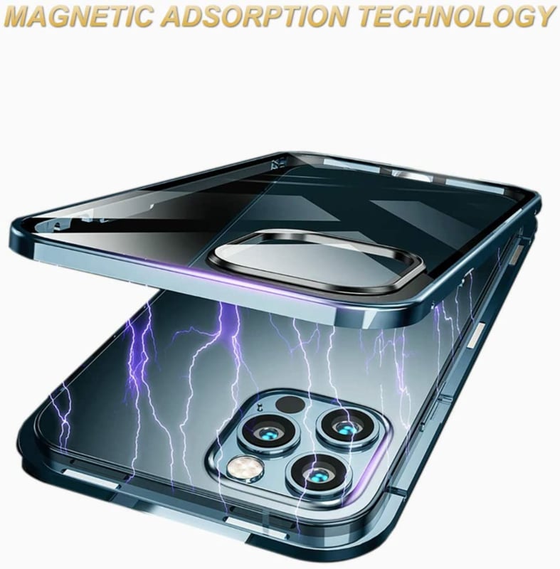 iPhone 13 Pro Max 360° Magnetisch Hoesje Dubbelzijdig Glas