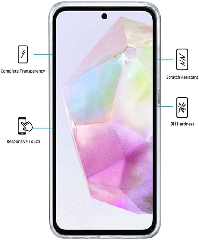 Galaxy A35 5G 360° Ultra Clear Hybrid PC + TPU Hoesje