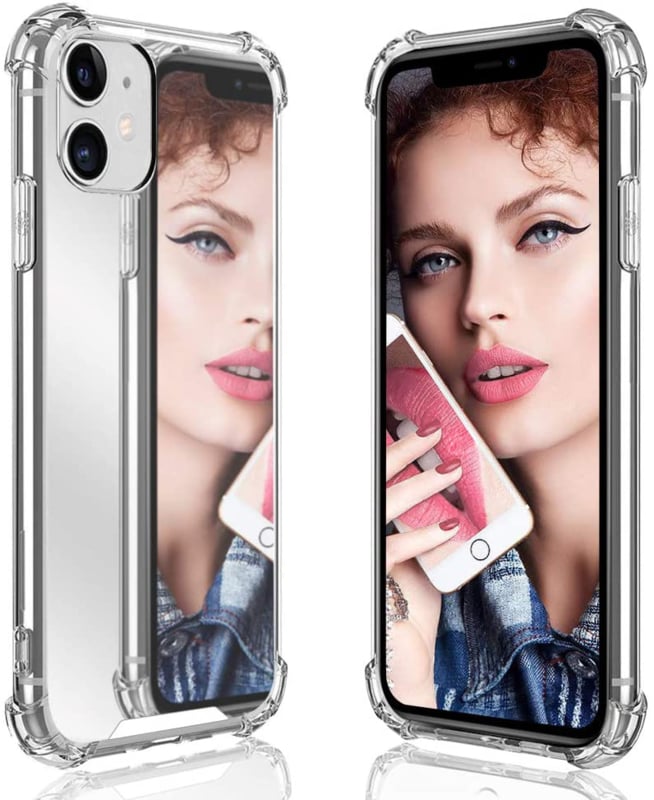 iPhone 11 TPU Air Cushion Spiegel Hoesje 4 Kleuren