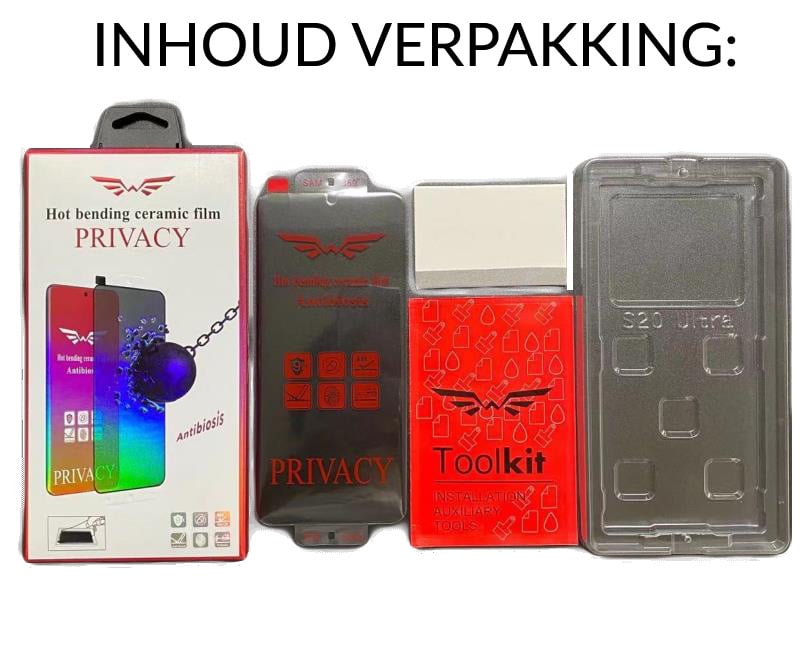 Galaxy S26 Ultra 3D Flexibel Privacy Screenprotector