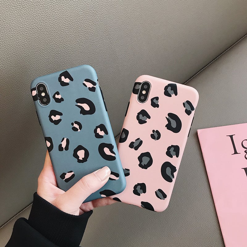 iPhone 6 / 6S Soft TPU Hoesje Luipaard Print
