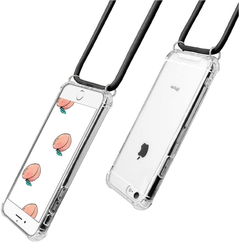 iPhone 6 Plus / 6S+ Transparant TPU Hoesje met Koord Crossbody