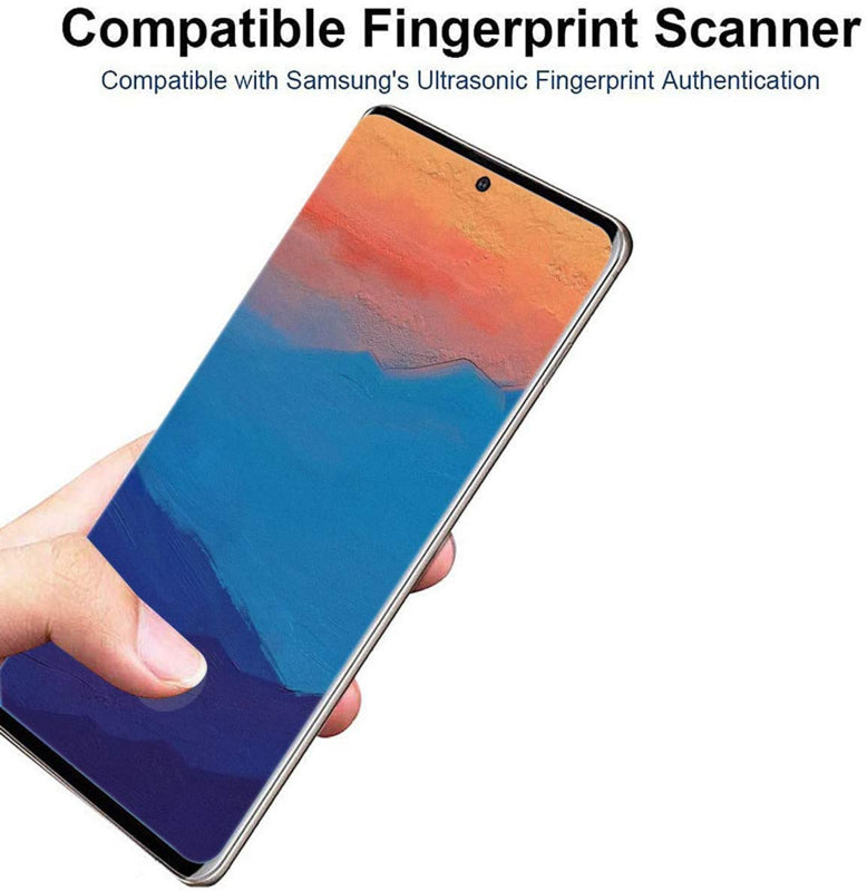 2 STUKS Galaxy S20 Case Friendly 3D Tempered Glass Screen Protector