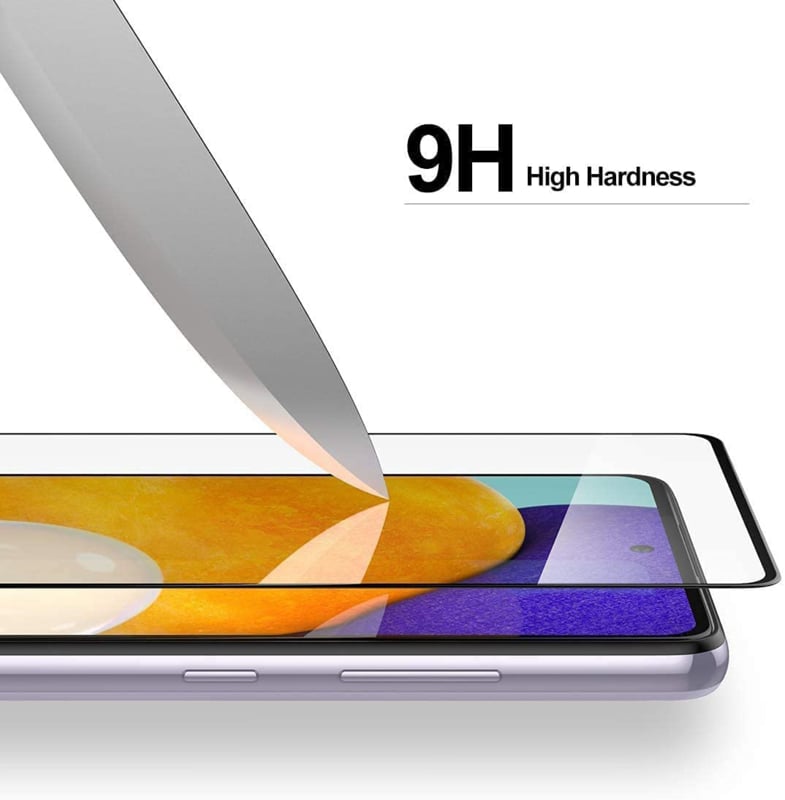 Galaxy A42 Full Cover Full Glue Tempered Glass Protector