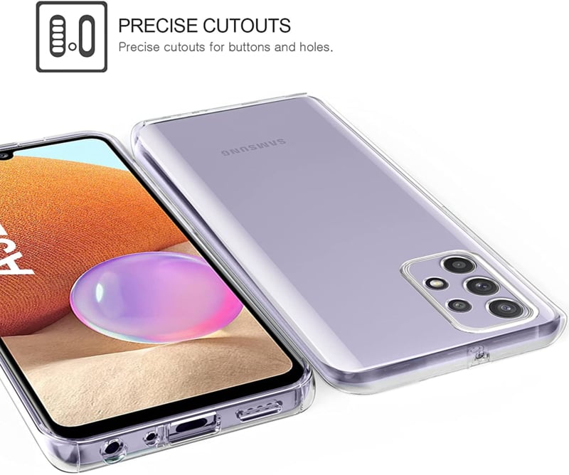 Galaxy A32 4G 360° Ultra Clear Hybrid PC + TPU Hoesje