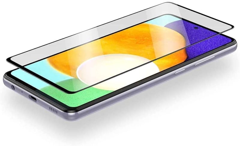 Galaxy A72 Full Cover Full Glue Tempered Glass Protector