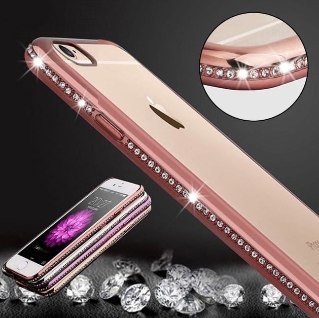iPhone 6 / 6S Bling Hoesje Met Bergkristallen Strass-Steentjes
