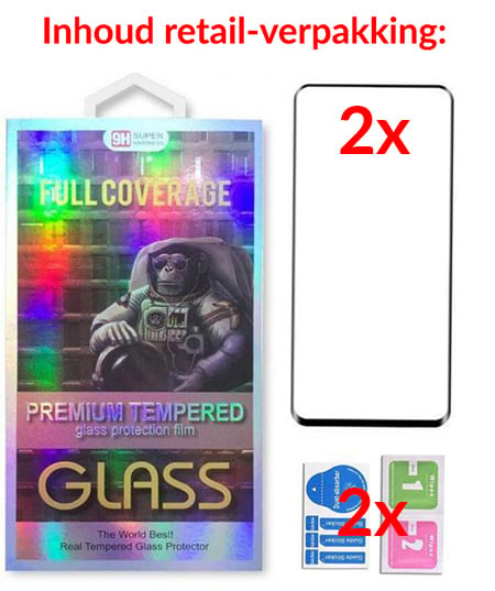 2 STUKS Galaxy Note 20 Ultra 3D Tempered Glass Screenprotector Case Friendly