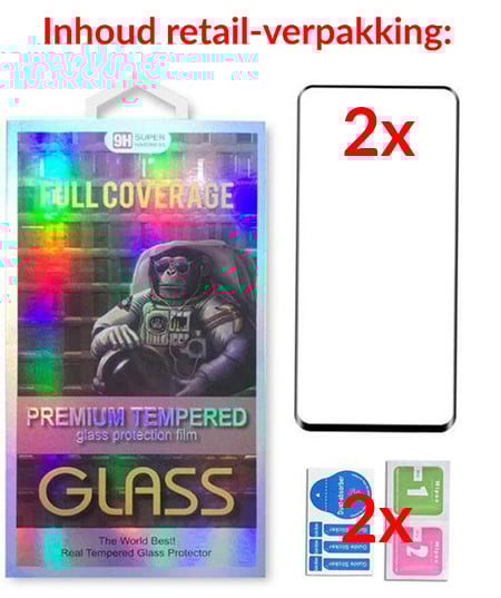 2 STUKS Galaxy S21 Case Friendly 3D Tempered Glass Screen Protector