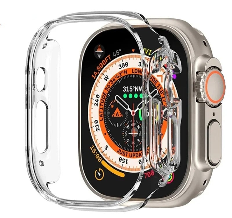 Apple Watch Ultra 49MM Transparant Soft TPU Hoesje Full Cover