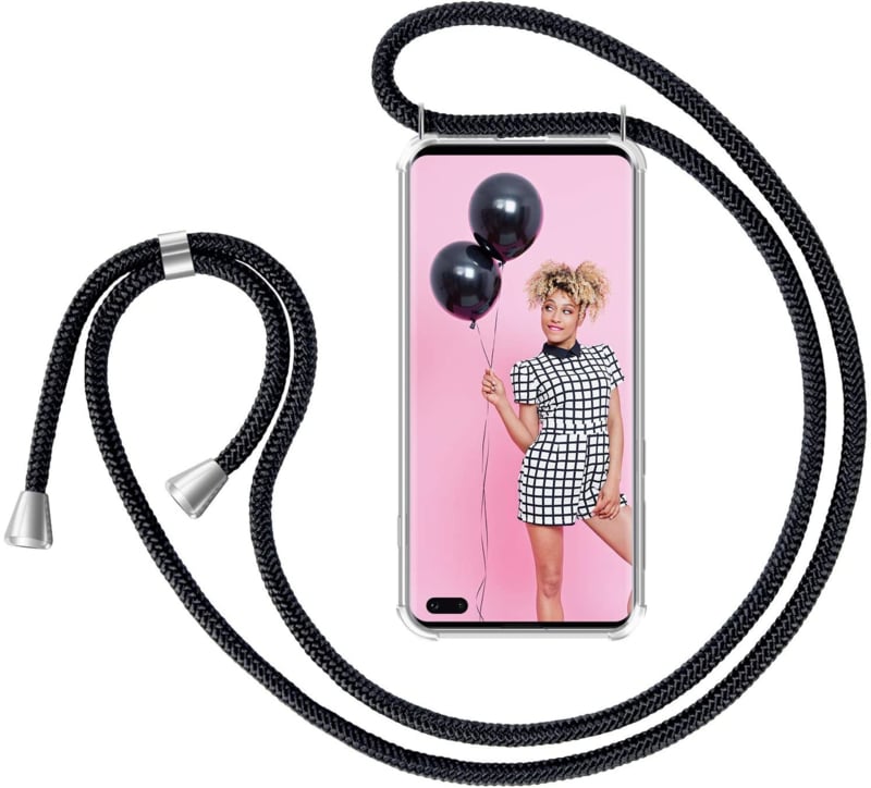 Galaxy S10 Plus Crossbody Transparant TPU Hoesje met Koord