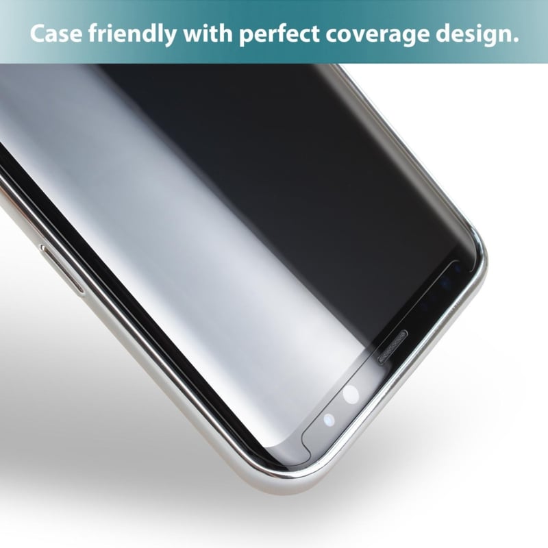 2 STUKS Galaxy Note 8 Case Friendly 3D Tempered Glass Screen Protector