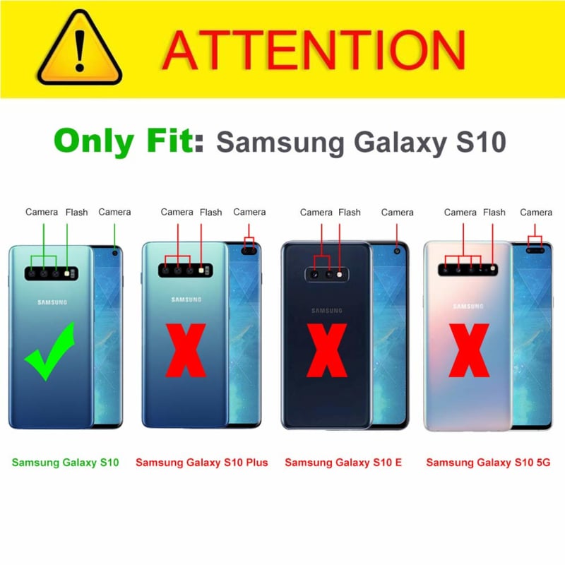 Galaxy S10 Transparant Soft TPU Air Cushion Hoesje