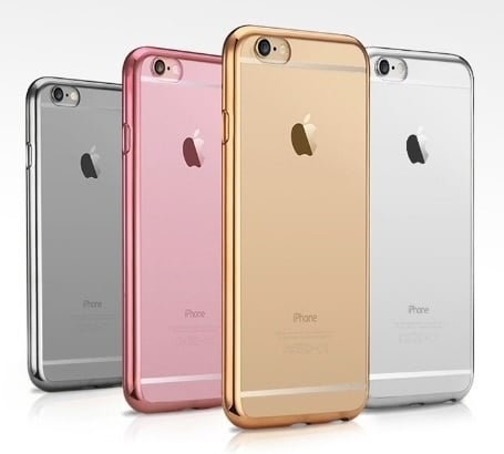 iPhone 6 / 6S Soft TPU Hoesje Met Coating / / Grijs