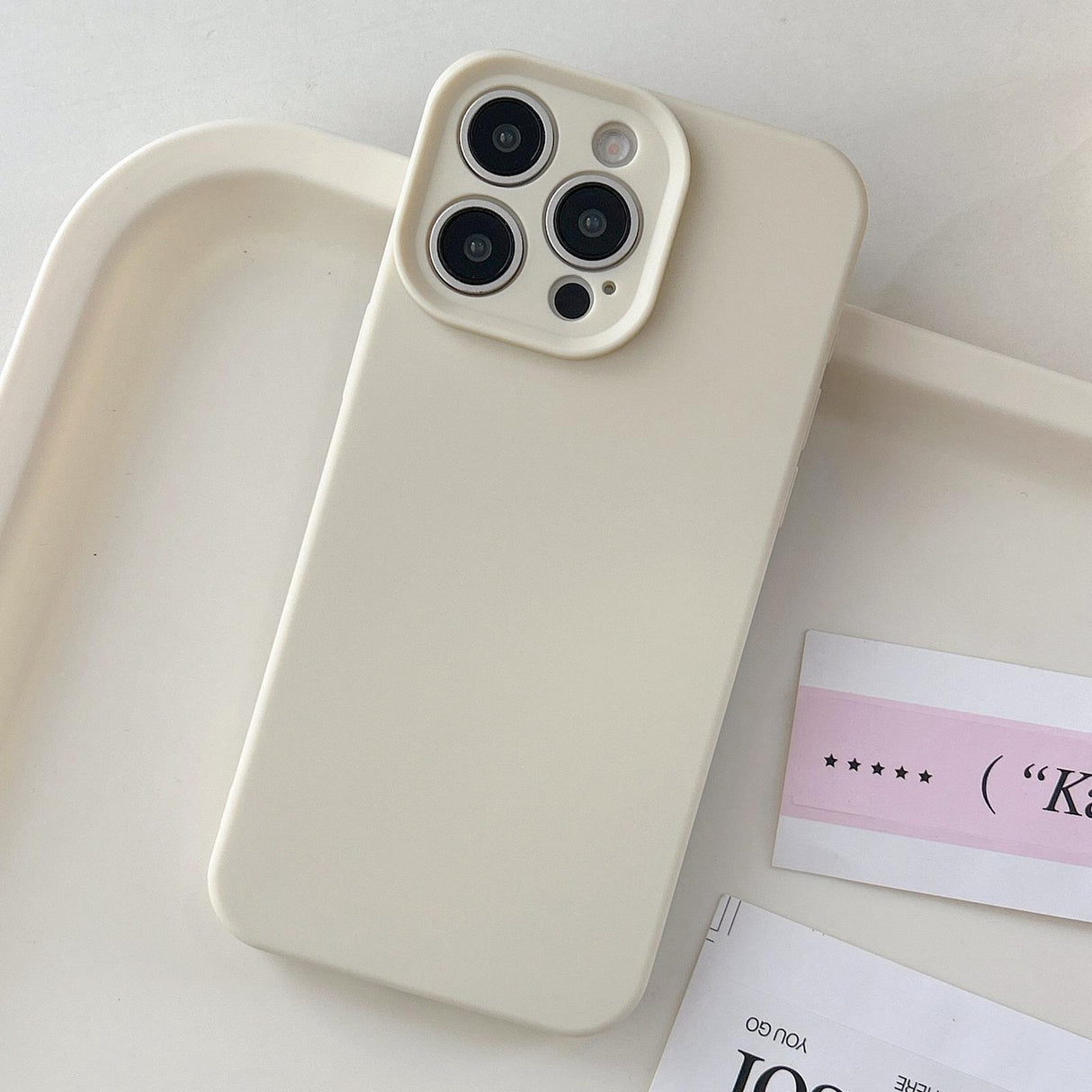 iPhone 16 Pro Max Soft TPU Hoesje Pastel