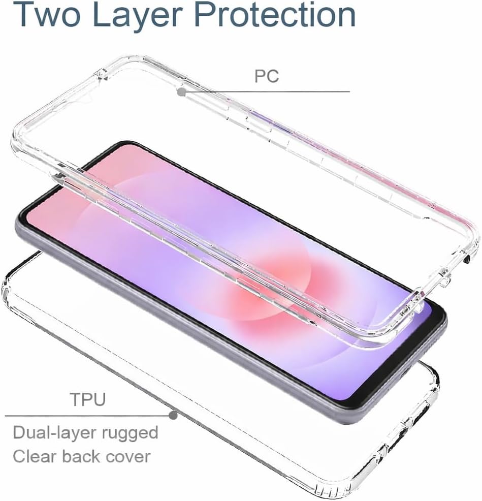 Galaxy A37 5G 360° Ultra Clear Hybrid PC + TPU Hoesje