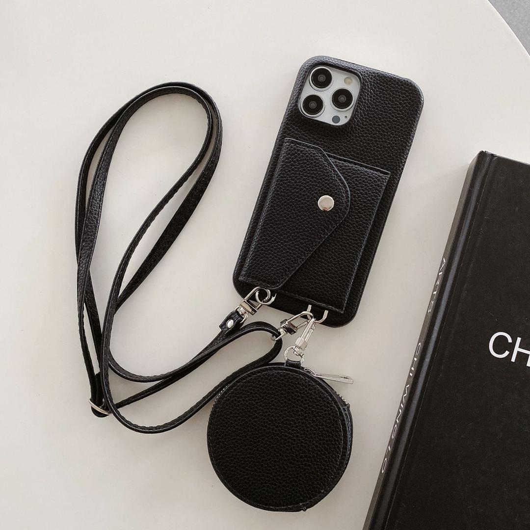 iPhone 17 Pro Crossbody Hoesje met Pasjeshouder en Mini Etui