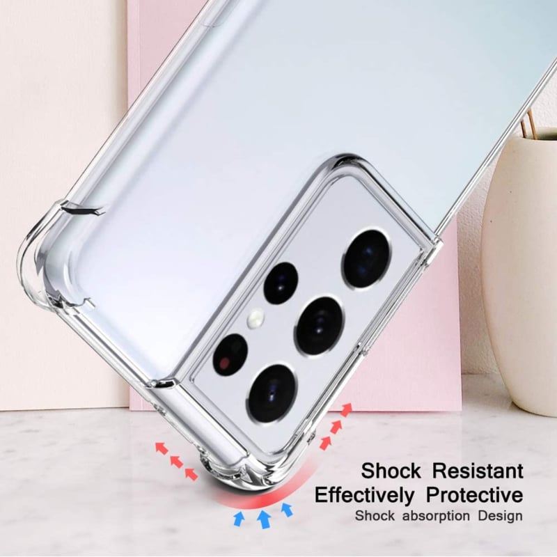 Galaxy S25 Ultra Transparant Soft TPU Air Cushion Hoesje