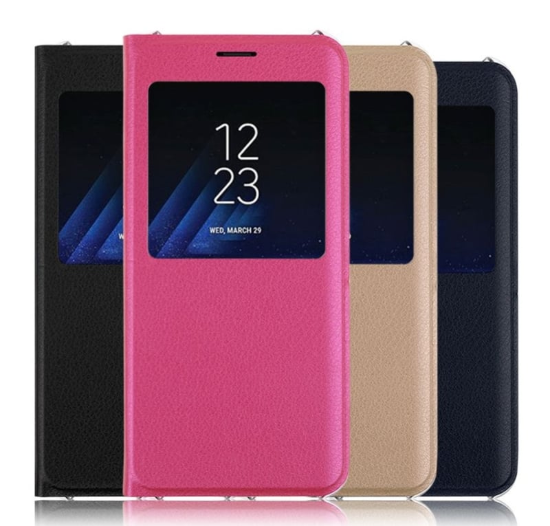Galaxy S8 Plus Roze Window View Flip Cover