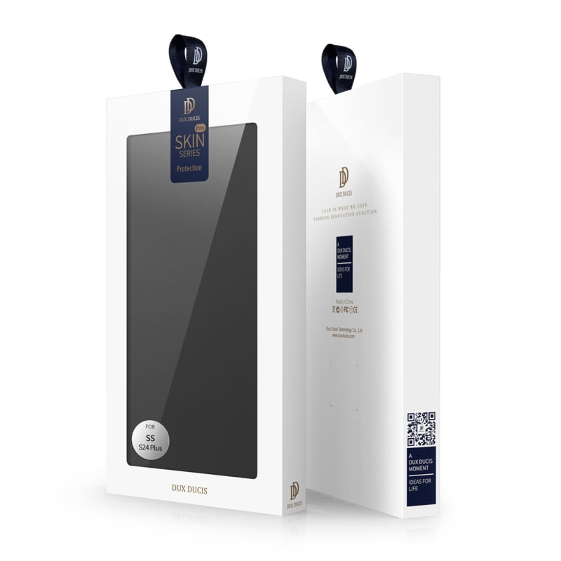 Galaxy S24 Plus Dux Ducis Skin Pro Flip Case Zwart