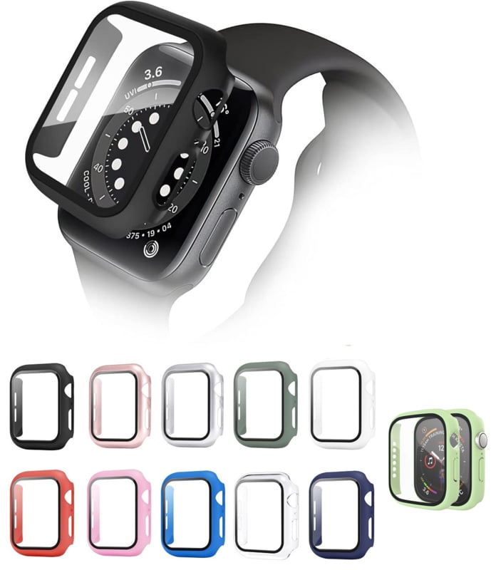 Apple Watch 4/5/6/SE 40MM Hard PC + Tempered Glass Hoesje