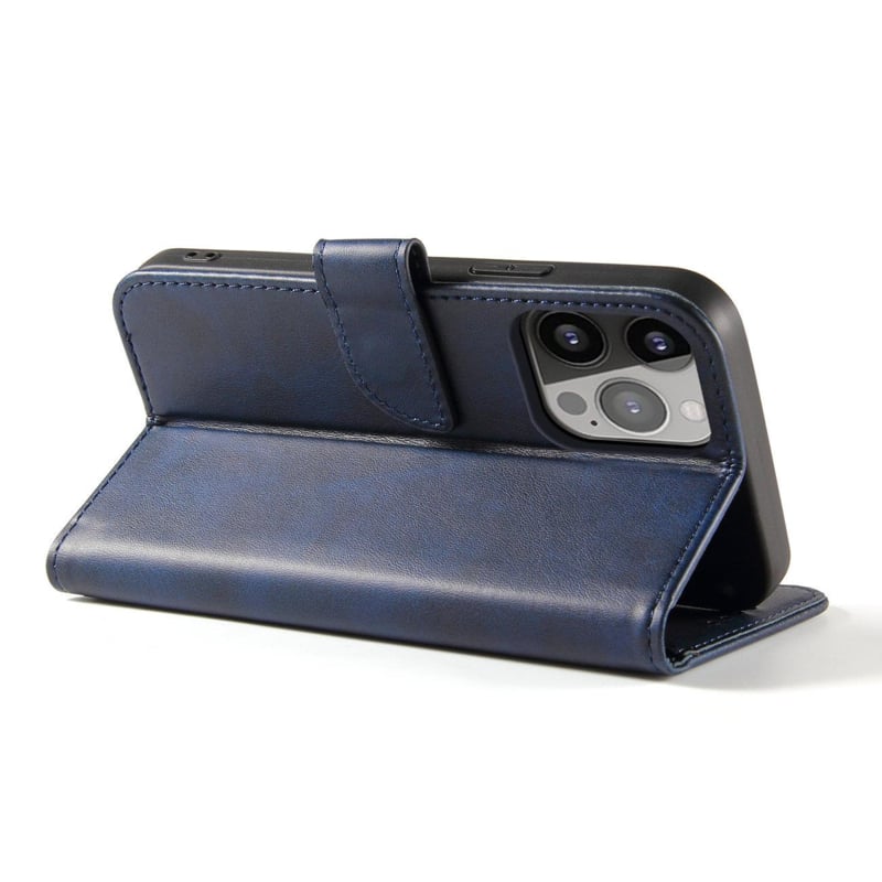 Galaxy S24 Plus PU-Leren Bookcase Portemonnee Hoesje Blauw