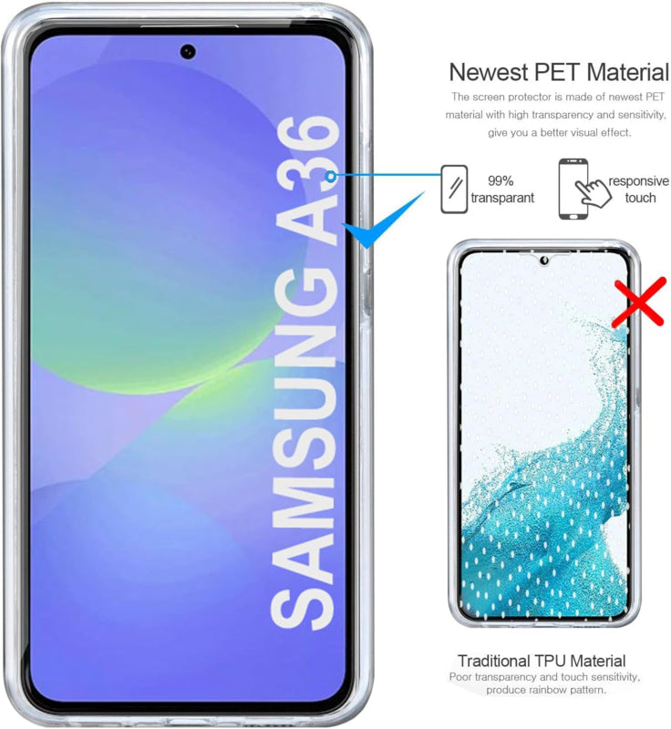 Galaxy A36 5G 360° Ultra Clear Hybrid PC + TPU Hoesje