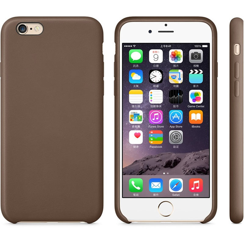 iPhone 7 / 8 / SE 2020-2022 Leren Back Cover Hoesje