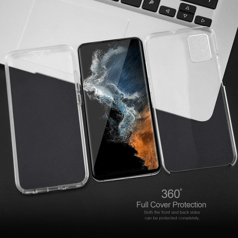 Galaxy S22 Ultra 360° Ultra Clear Hybrid PC + TPU Hoesje