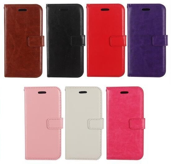 Galaxy S6 Edge Plus Leren Portemonnee Hoesje