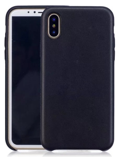 iPhone Xs Max Leren Back Cover Hoesje 5 Kleuren