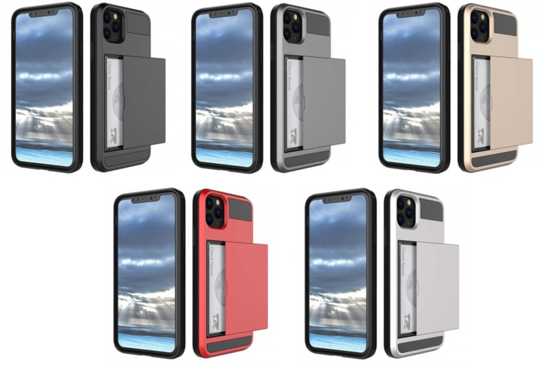 iPhone 14 Pro Max Slide Armor Hoesje Met Pashouder