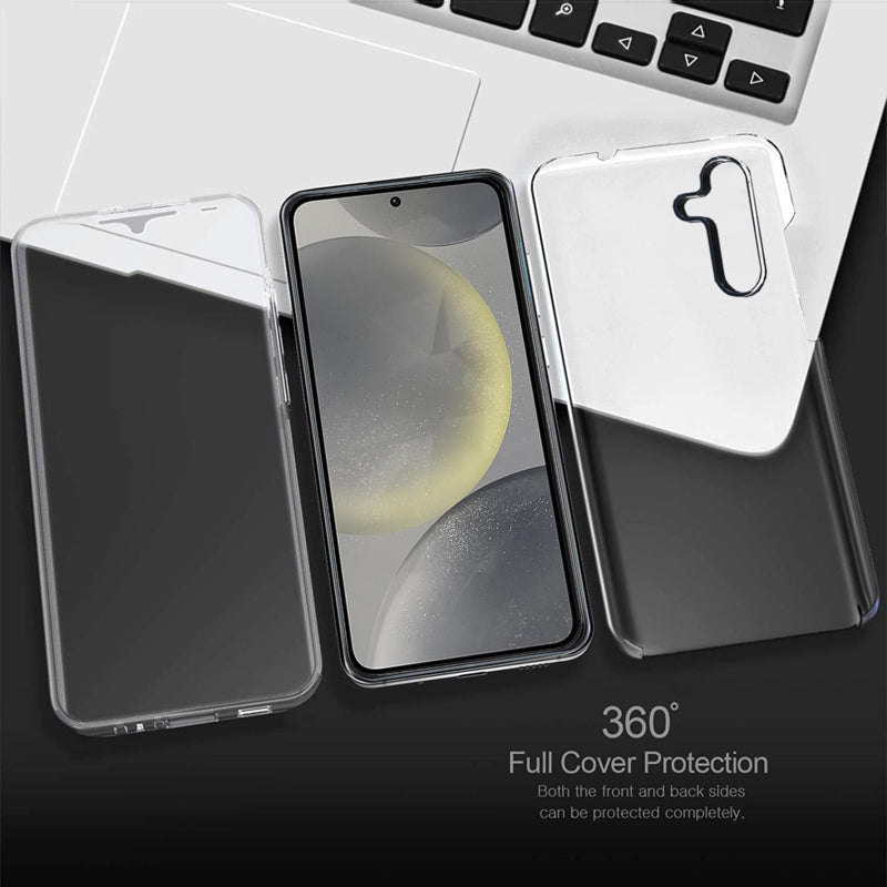 Galaxy S24 360° Ultra Clear Hybrid PC + TPU Hoesje