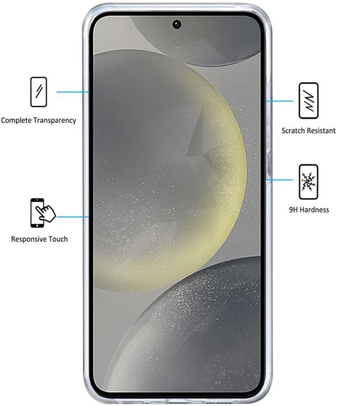 Galaxy S24 360° Ultra Clear Hybrid PC + TPU Hoesje