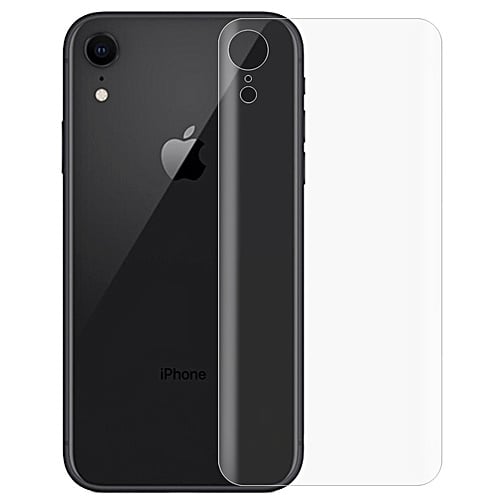 2 STUKS iPhone Xr Transparant Folie Achterkant Protector
