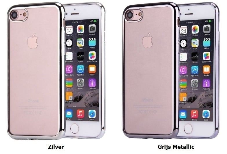 iPhone 7 / 8 / SE 2020-2022 Soft TPU Hoesje Met Coating //Grijs