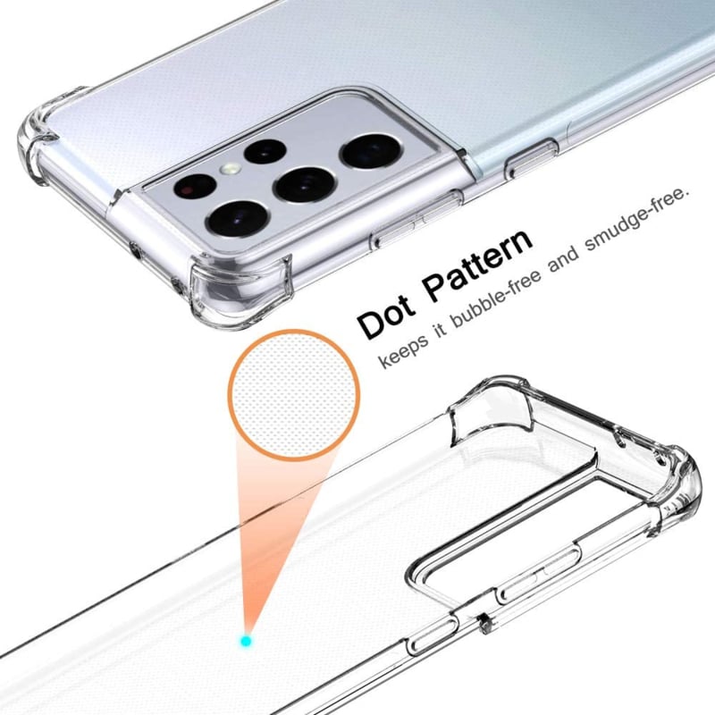 Galaxy S24 Ultra Transparant Soft TPU Air Cushion Hoesje