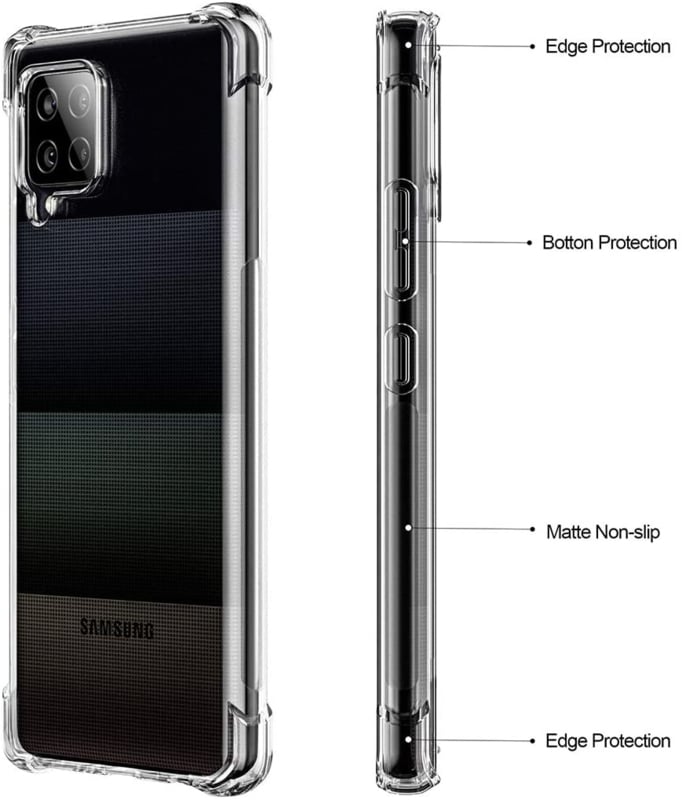 Galaxy A42 Transparant Soft TPU Air Cushion Hoesje