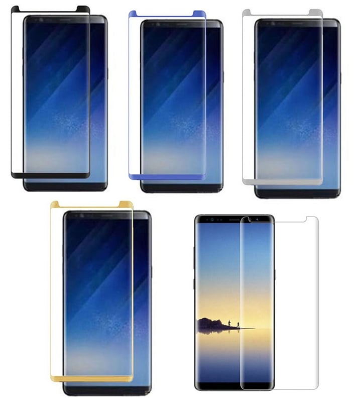 Galaxy Note 8 Case Friendly 3D Curved Tempered Glass Screen Protector