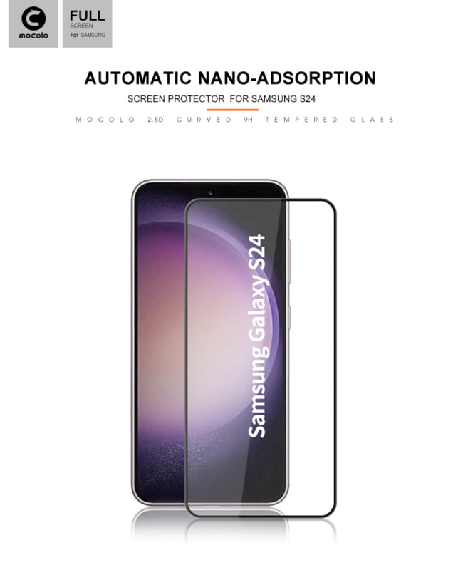 Galaxy S23 FE Premium Full Cover Tempered Glass Protector